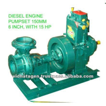 Dieselmotor getriebene Wasserpumpe zur Bewässerung